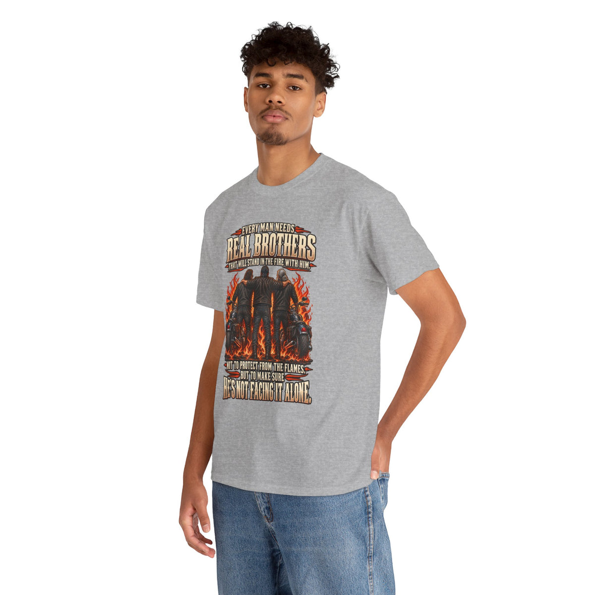 Real Brothers Graphic T-Shirt – Brotherhood and Strength