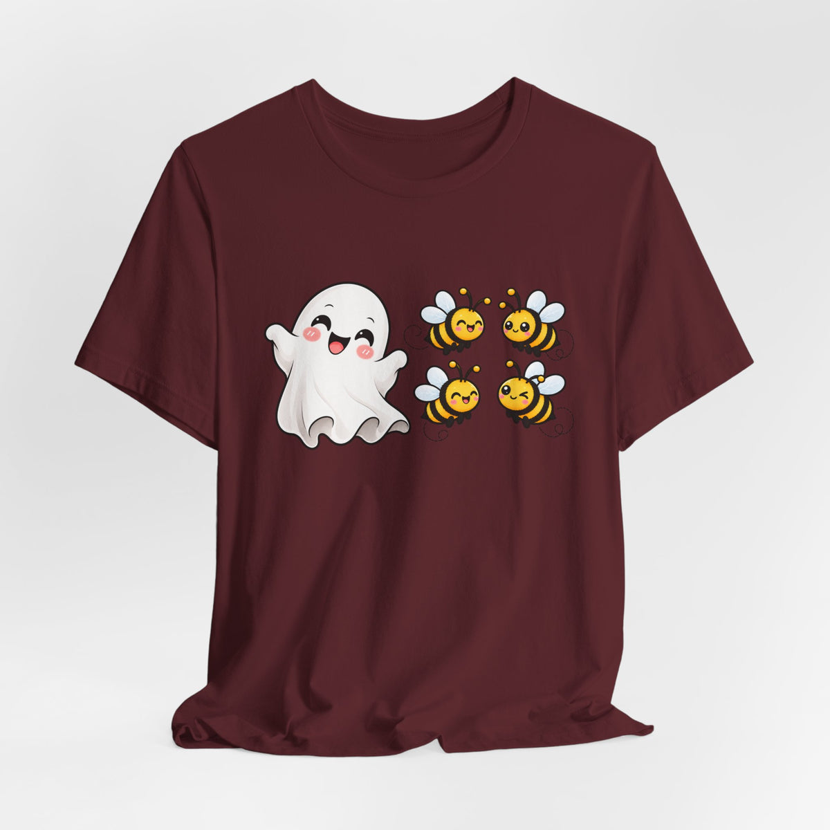 Boo & Bees Halloween Tee – Cute Ghost & Bee Shirt | Spooky Season Must-Have