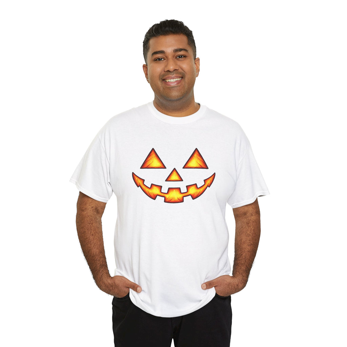 Halloween Jack-O'-Lantern Happy T-Shirt