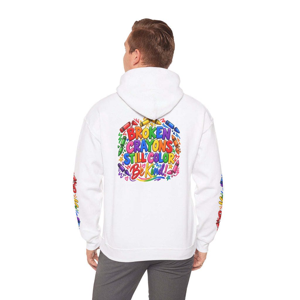 Broken Crayons Still Colorful Rainbow Art Hoodie