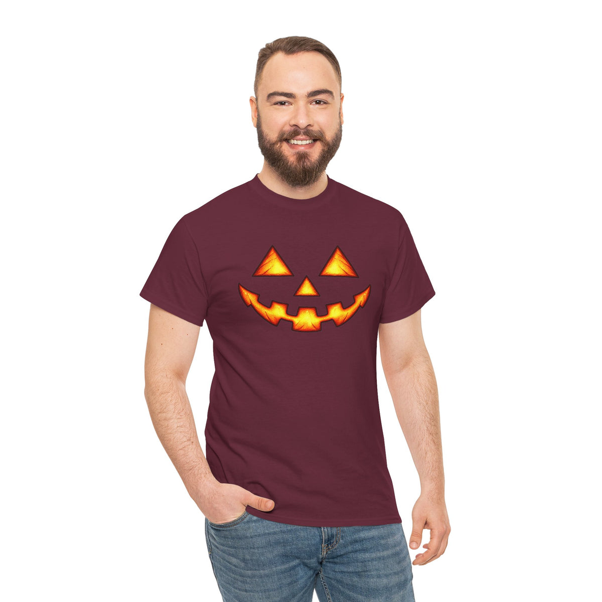 Halloween Jack-O'-Lantern Happy T-Shirt