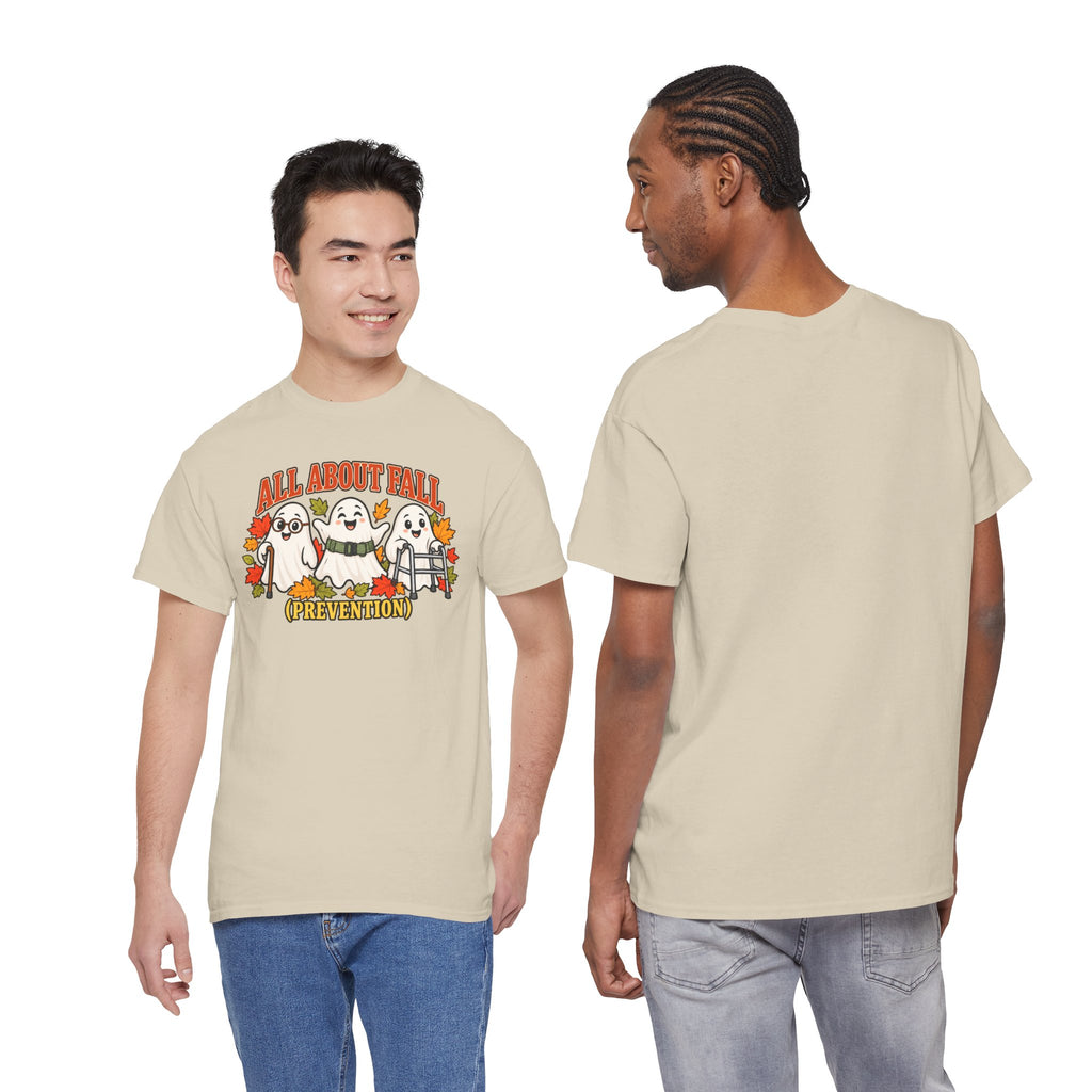 All About Fall (Prevention) Ghost Tee — Cute Halloween Autumn T-Shirt