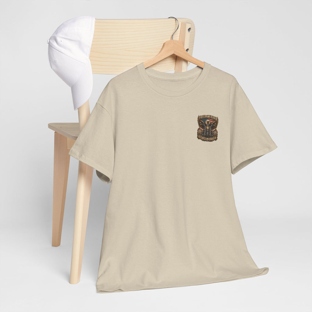 Freedom Rider Motorcycle T‑Shirt — Born to Roam Vintage Biker Tee