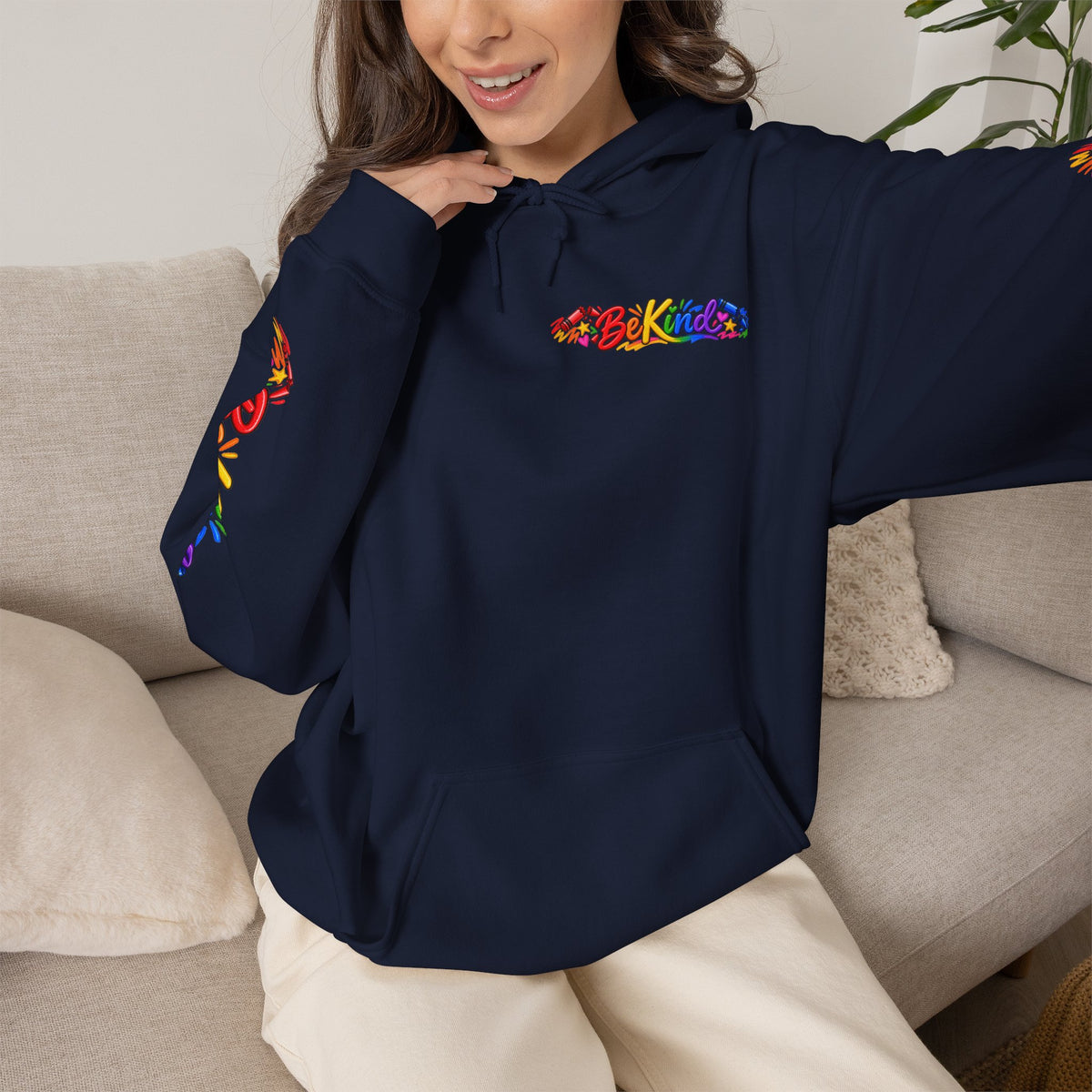 Broken Crayons Still Colorful Rainbow Art Hoodie
