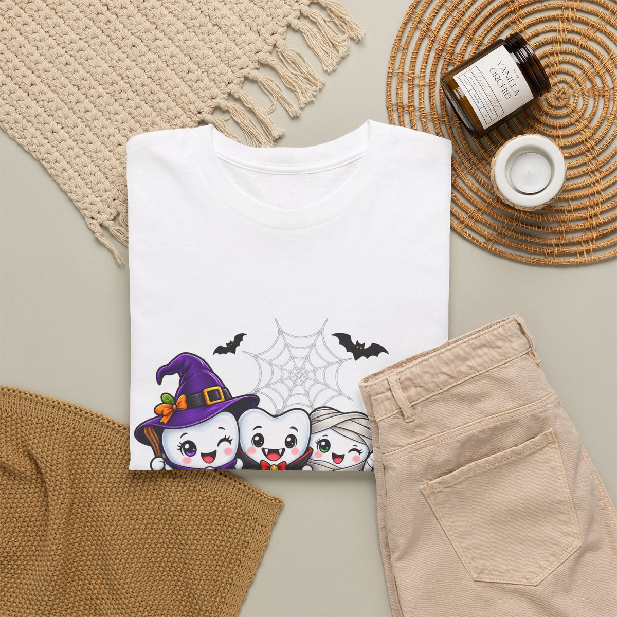 Halloween Teeth T-Shirt | Cute Dental Costume Graphic