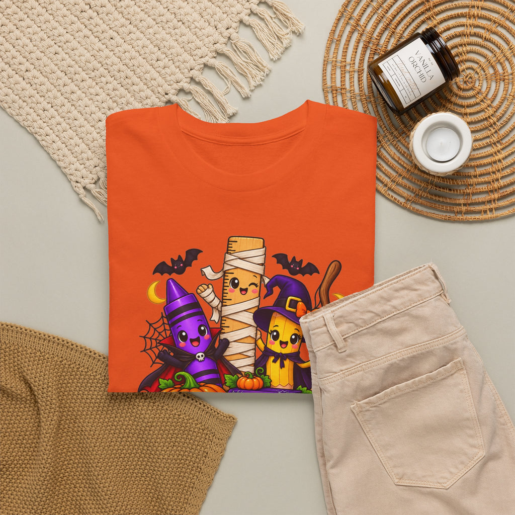 Halloween Teacher Tee — "What A Boo-tiful Day To Learn" Kids' Classroom Shirt