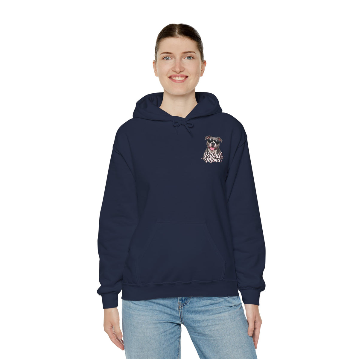 Pitbull Mama Hoodie — Cute Pitbull Dog Mom Pullover
