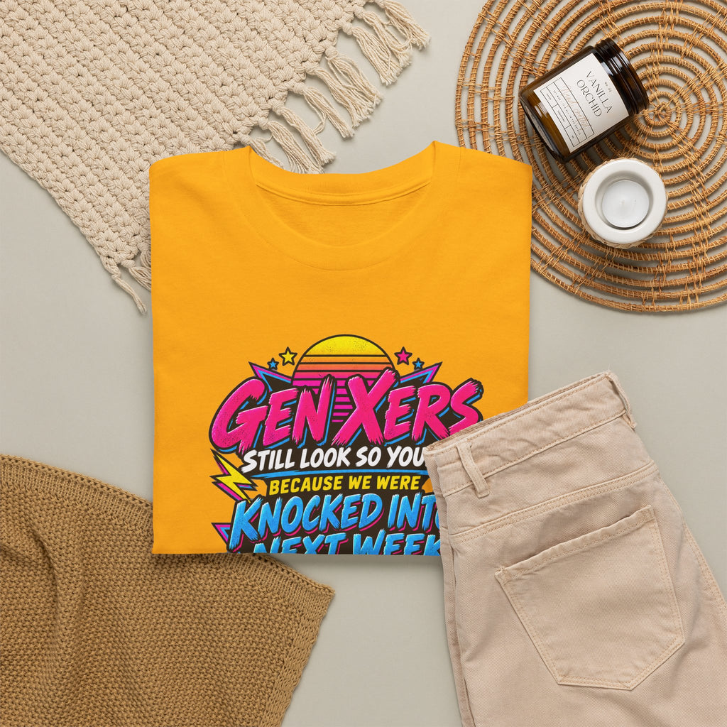 Gen Xers Retro Graphic Tee — “Still Look So Young… Missing Several Decades”