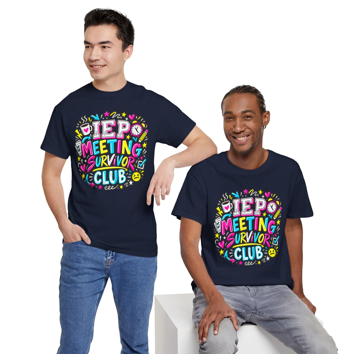 Video Meeting Survivor Club T-Shirt — Funny Remote Work Tee