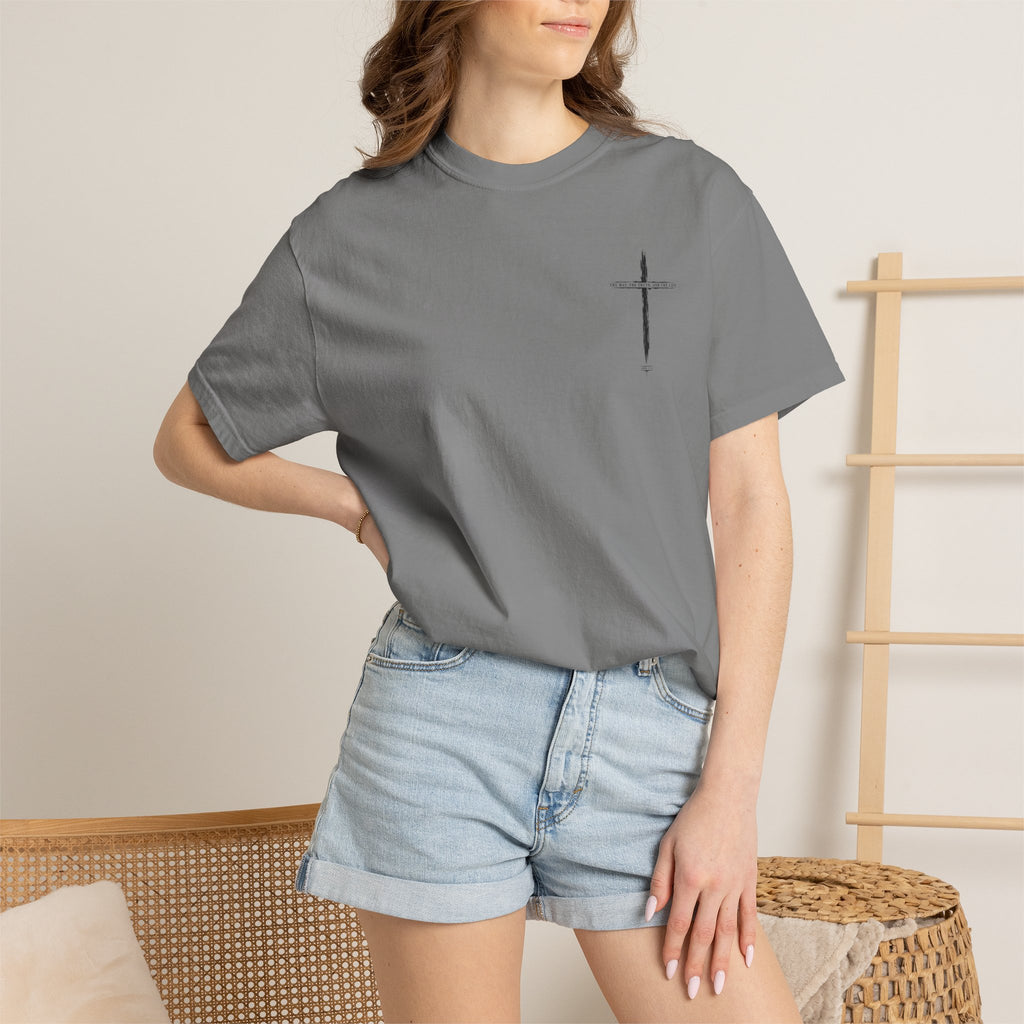 Christian Cross T-Shirt — 'The Way, The Truth, The Life' Religious Tee