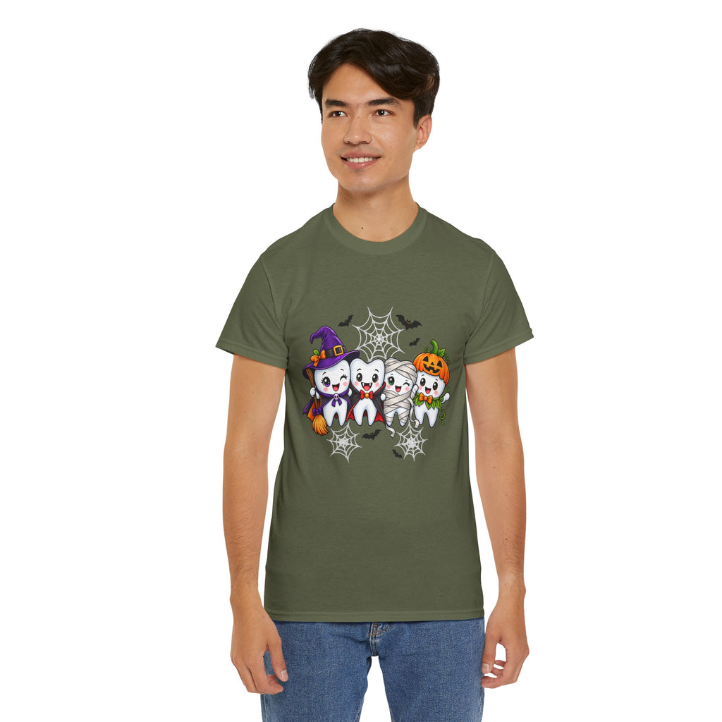 Halloween Teeth T-Shirt | Cute Dental Costume Graphic