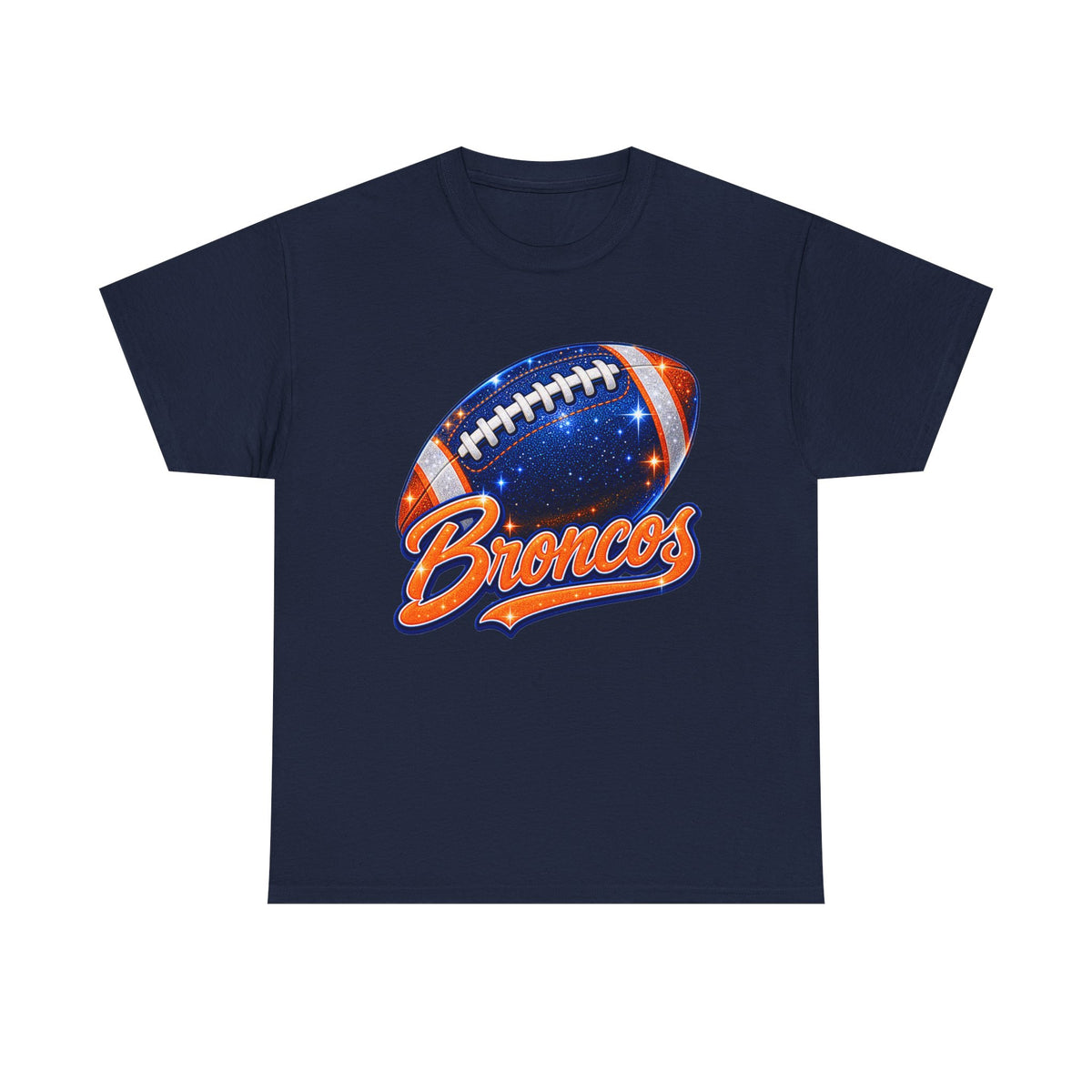 Broncos Football T-Shirt — Galaxy Football Graphic Tee