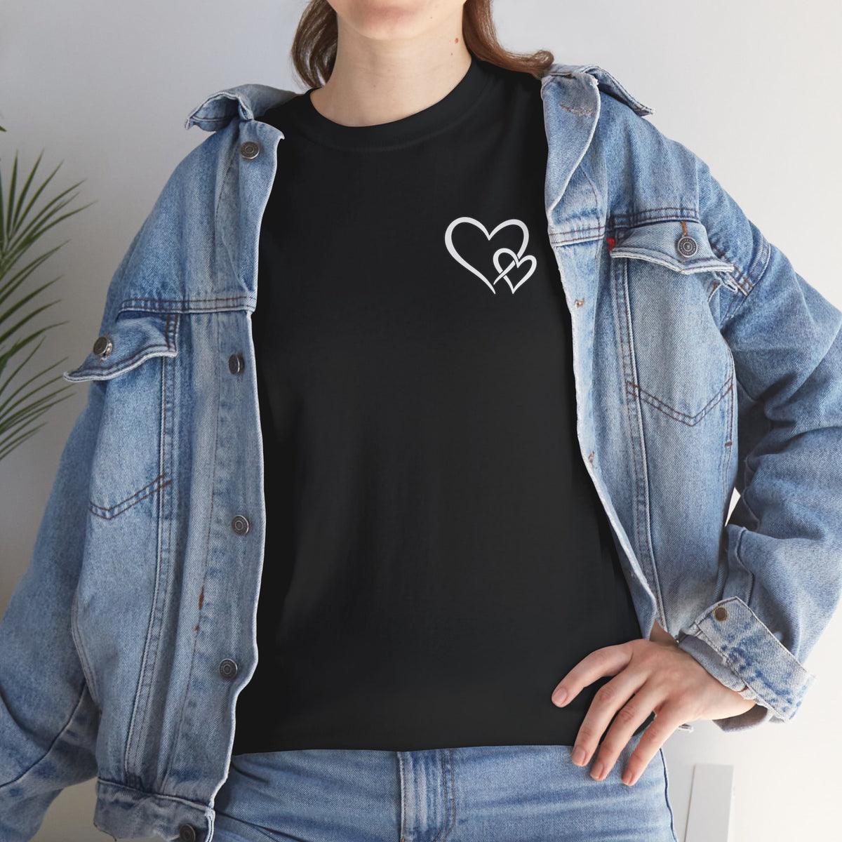 Inspirational Heart T-Shirt – "To the Person Behind Me: You Are Amazing, Beautiful and Enough" Motivational Tee