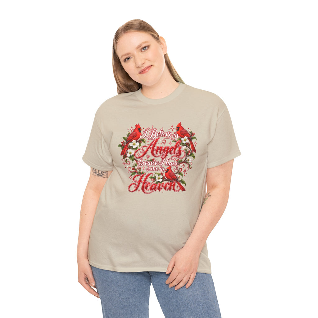 Angels from Heaven Cardinal Christmas T-Shirt