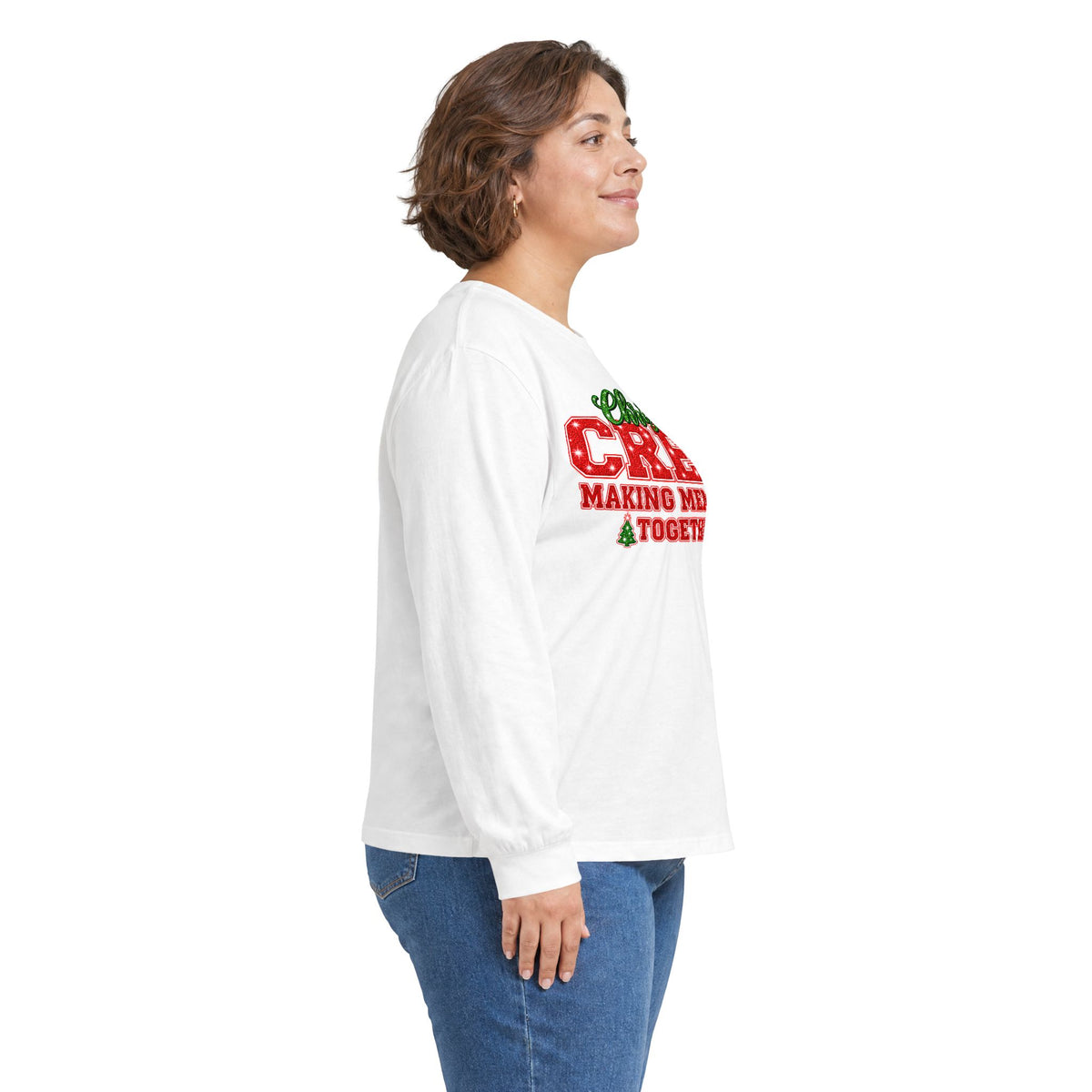 Christmas Crew Making Memories Together Long Sleeve Tee