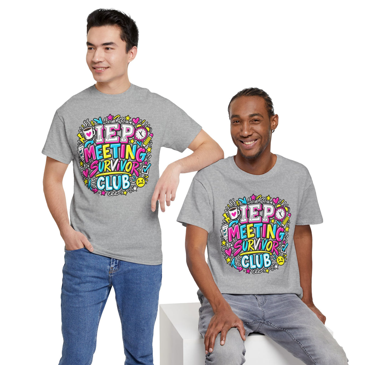 Video Meeting Survivor Club T-Shirt — Funny Remote Work Tee