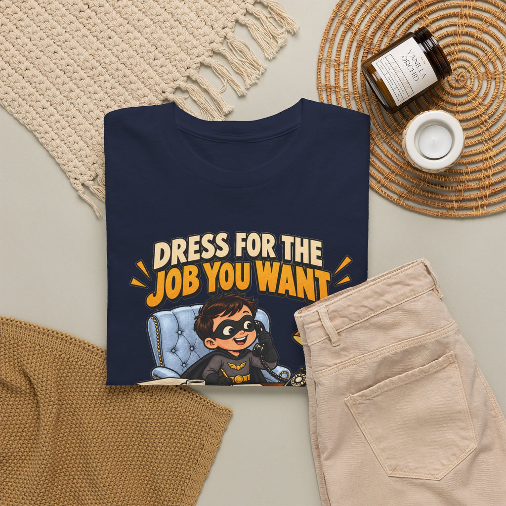 Dress for the Job You Want T-Shirt — Motivational Office Career Tee