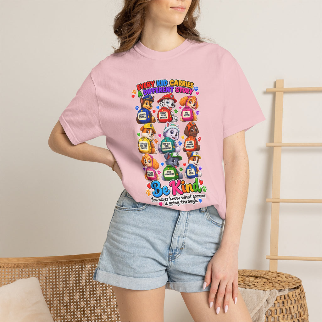 Be Kind Every Kid Carries Inspirational T-Shirt