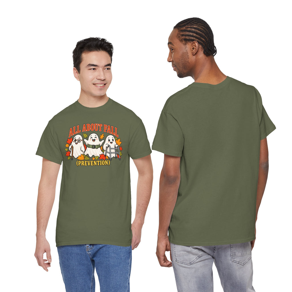 All About Fall (Prevention) Ghost Tee — Cute Halloween Autumn T-Shirt