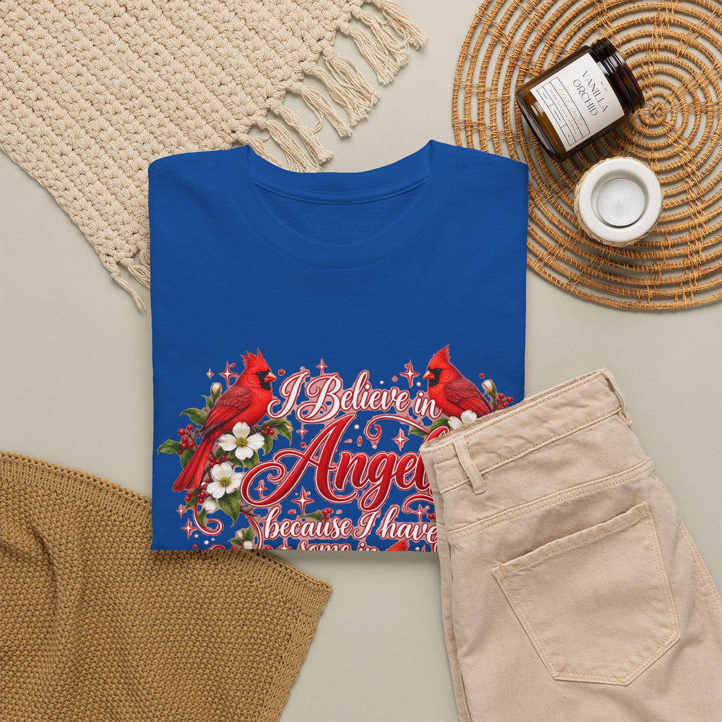 Angels from Heaven Cardinal Christmas T-Shirt