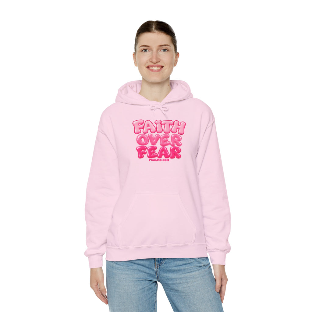Faith Over Fear Inspirational Hoodie