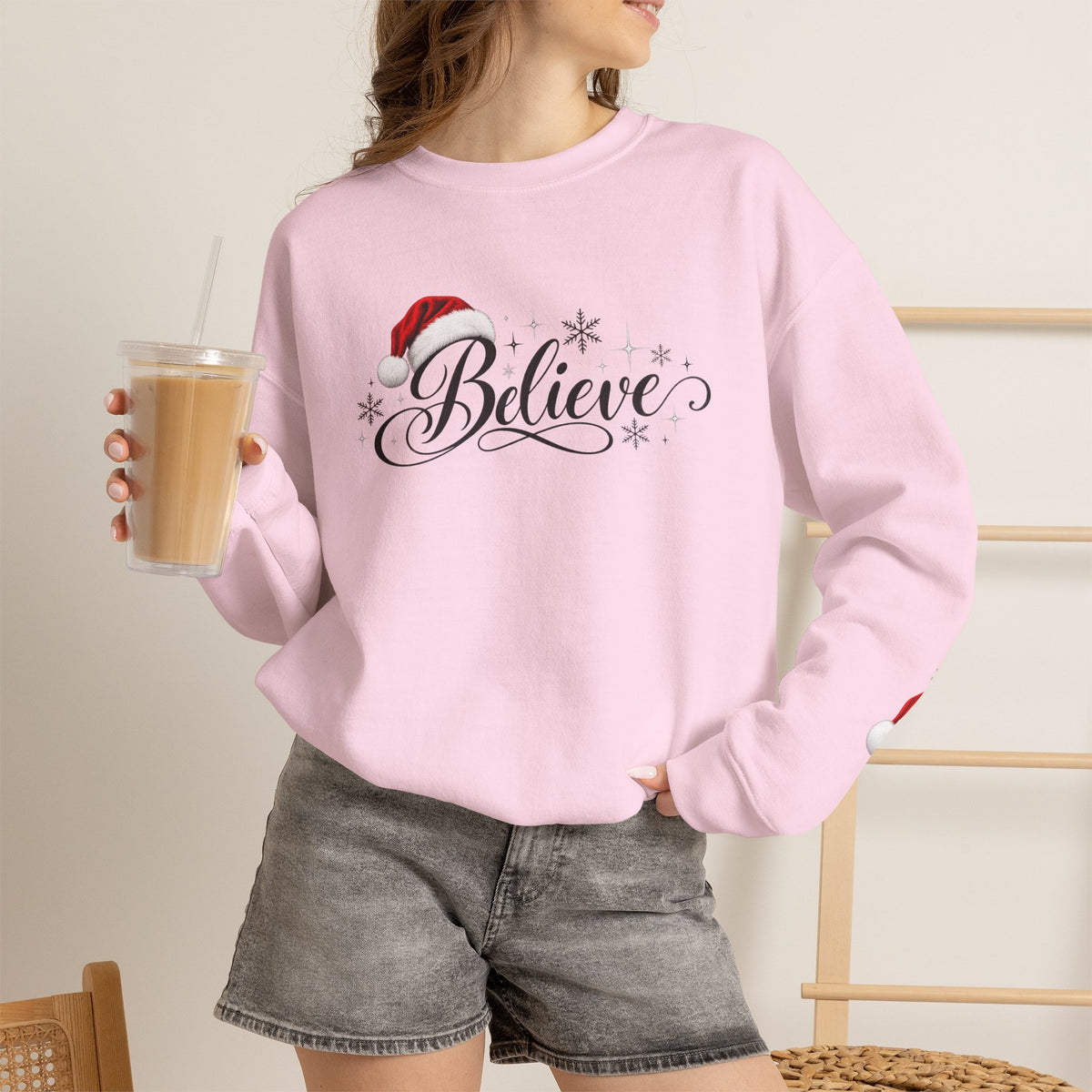 Believe Christmas Crewneck Sweatshirt