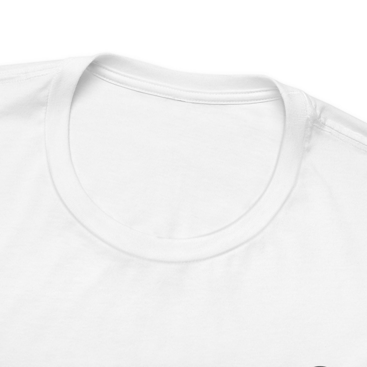 Autism Awareness Ribbon Chest Tee — 'Different, Not Less' Short Sleeve T-Shirt