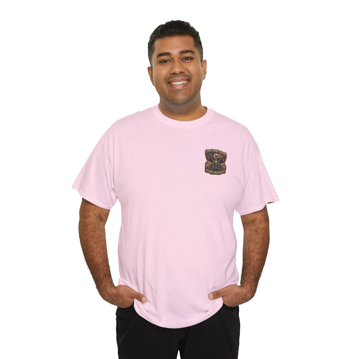 Freedom Rider Motorcycle T‑Shirt — Born to Roam Vintage Biker Tee