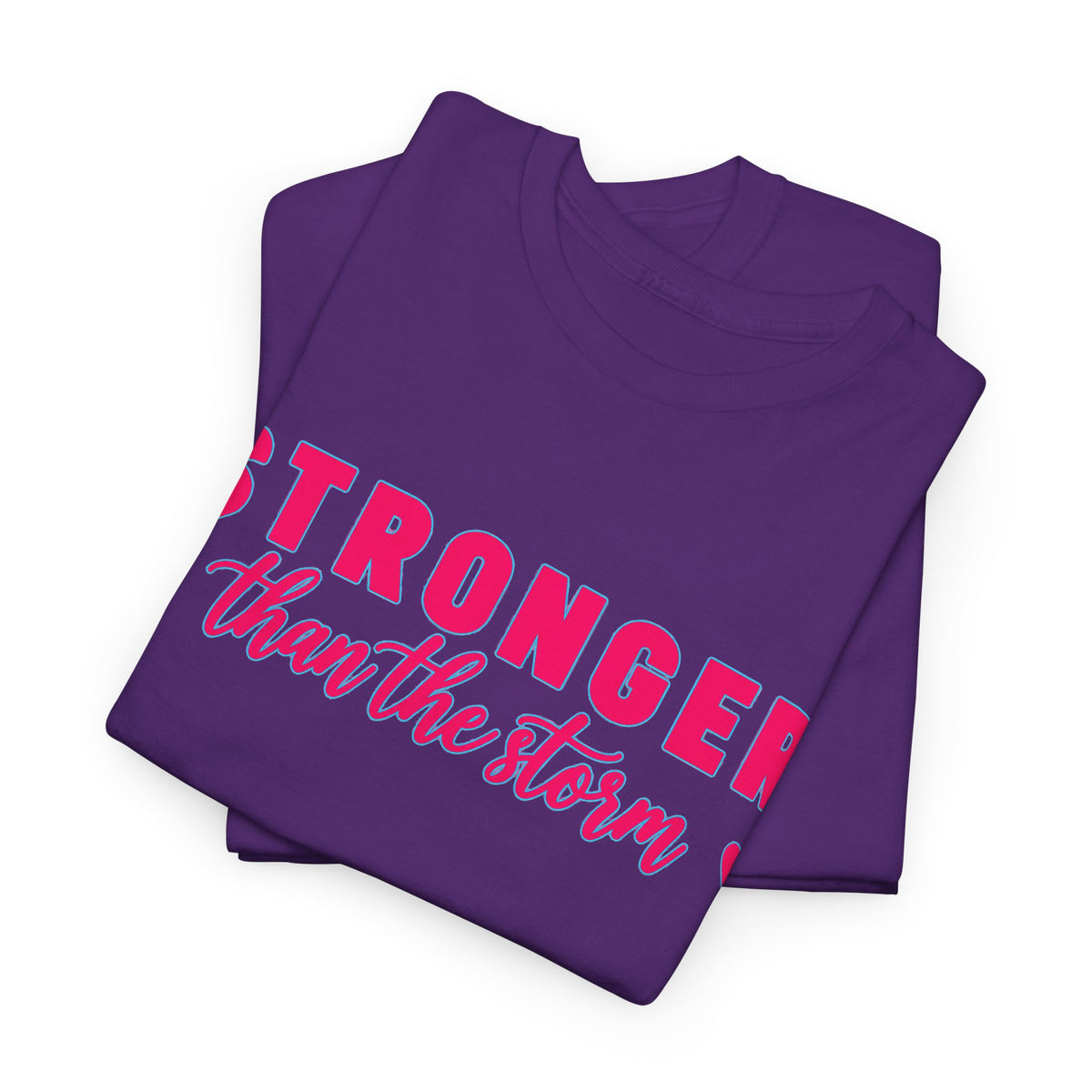 Stronger Than the Storm Tee - Inspirational Women's Resilience T-Shirt
