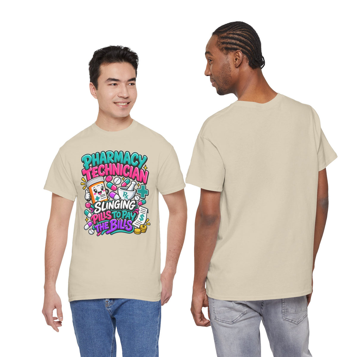 Pharmacy Technician T‑Shirt — "Slinging Pills to Pay the Bills" Graphic Tee