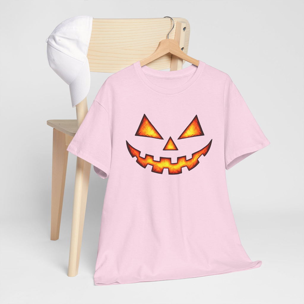 Jack-O'-Lantern Pumpkin Scary Face T-Shirt — Halloween Horror Costume Tee
