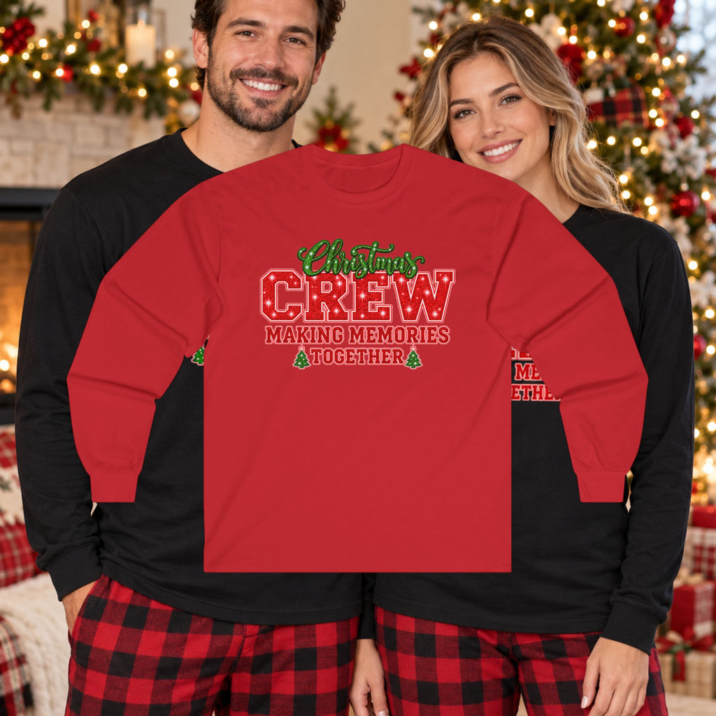 Christmas Crew Making Memories Together Long Sleeve Tee