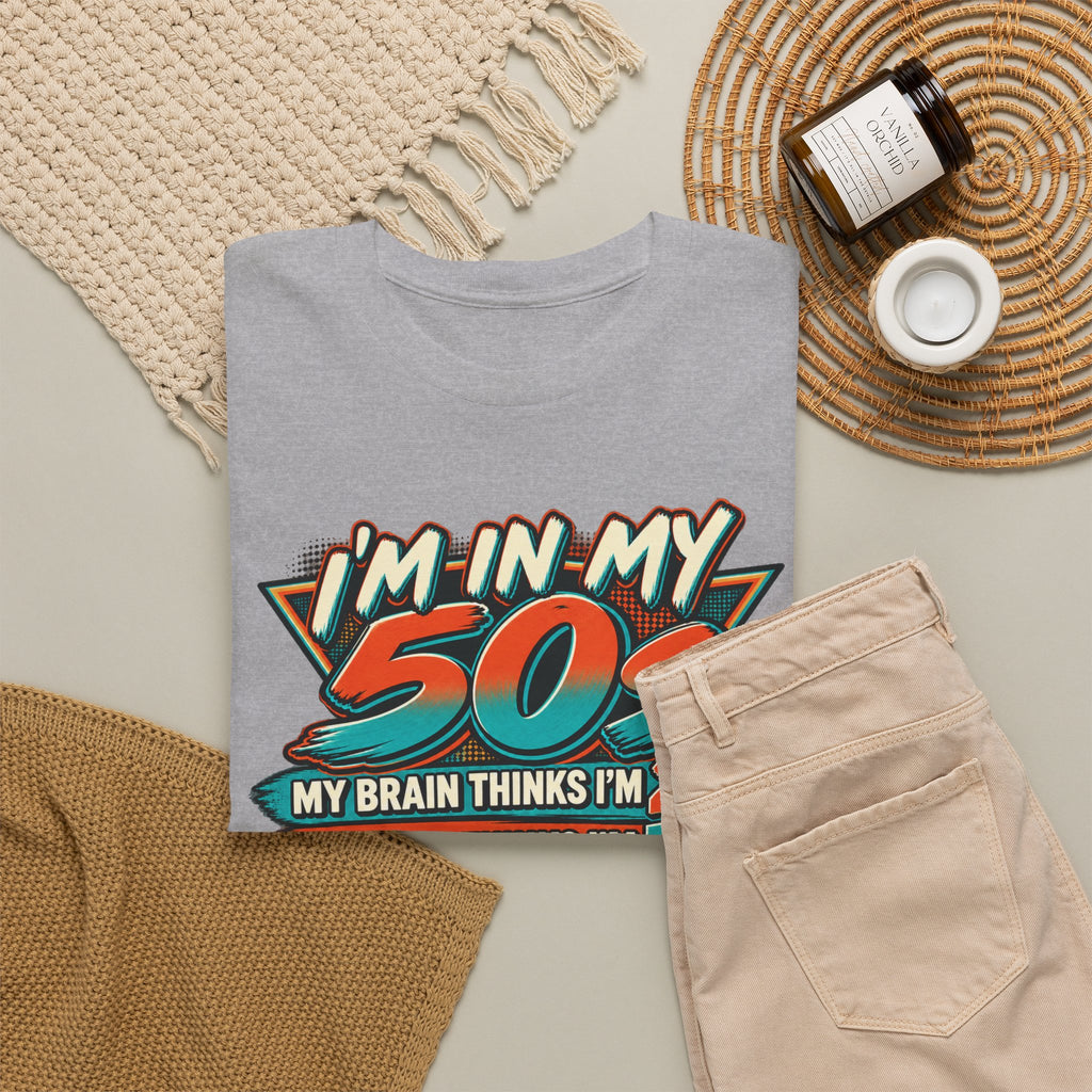 Retro 50s Birthday T‑Shirt — "I'm in My 50s" 80s Playlist Cassette Tee