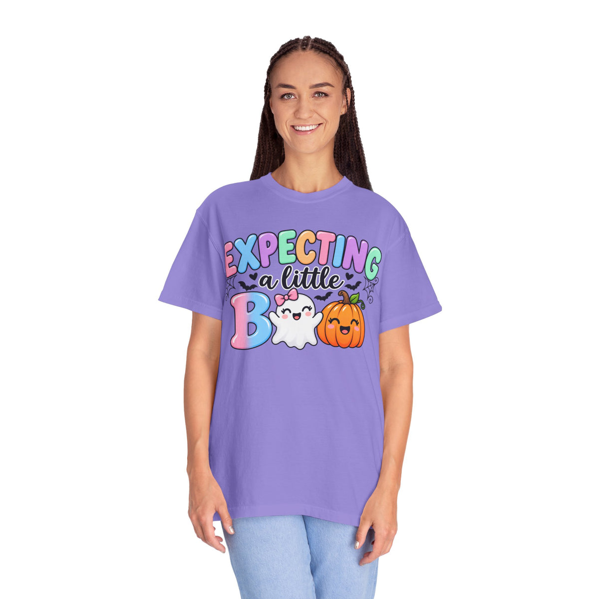 Expecting a Little Boo Maternity T-Shirt — Cute Halloween Pregnancy Tee