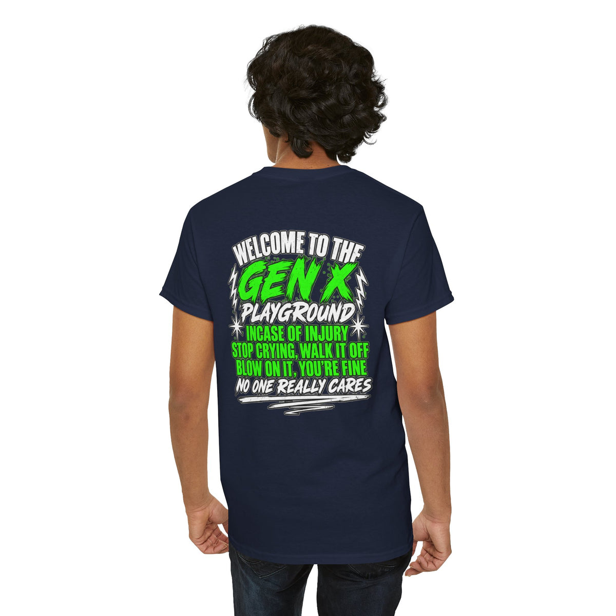 Gen X Playground T‑Shirt — "Welcome to the Gen X Playground" Graphic Tee