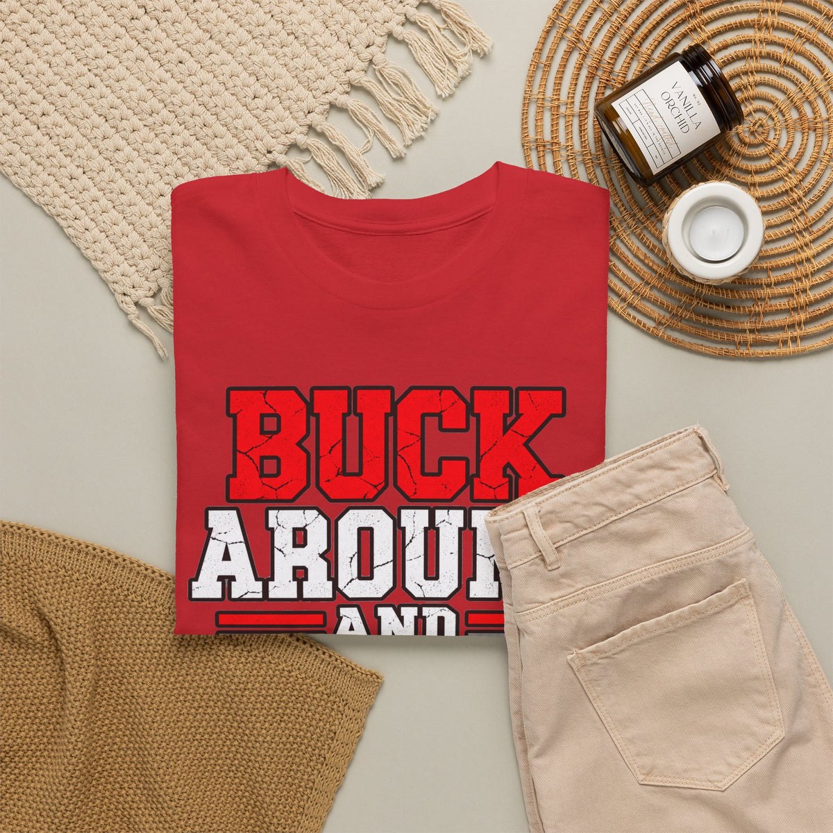 Buck Around and Find Out T‑Shirt — Funny Hunting / Ohio Pride Tee
