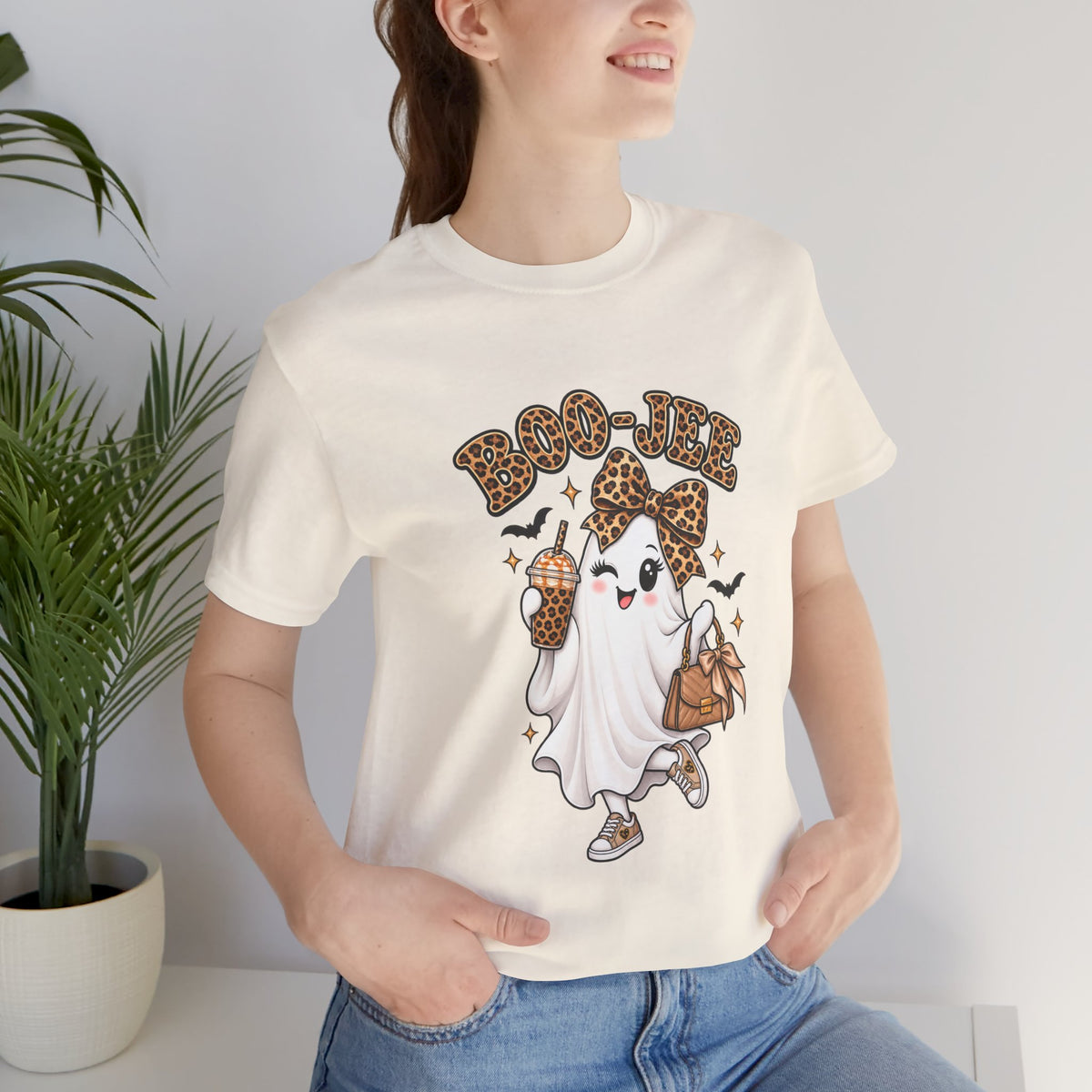 Boo-Jee Leopard Ghost Tee