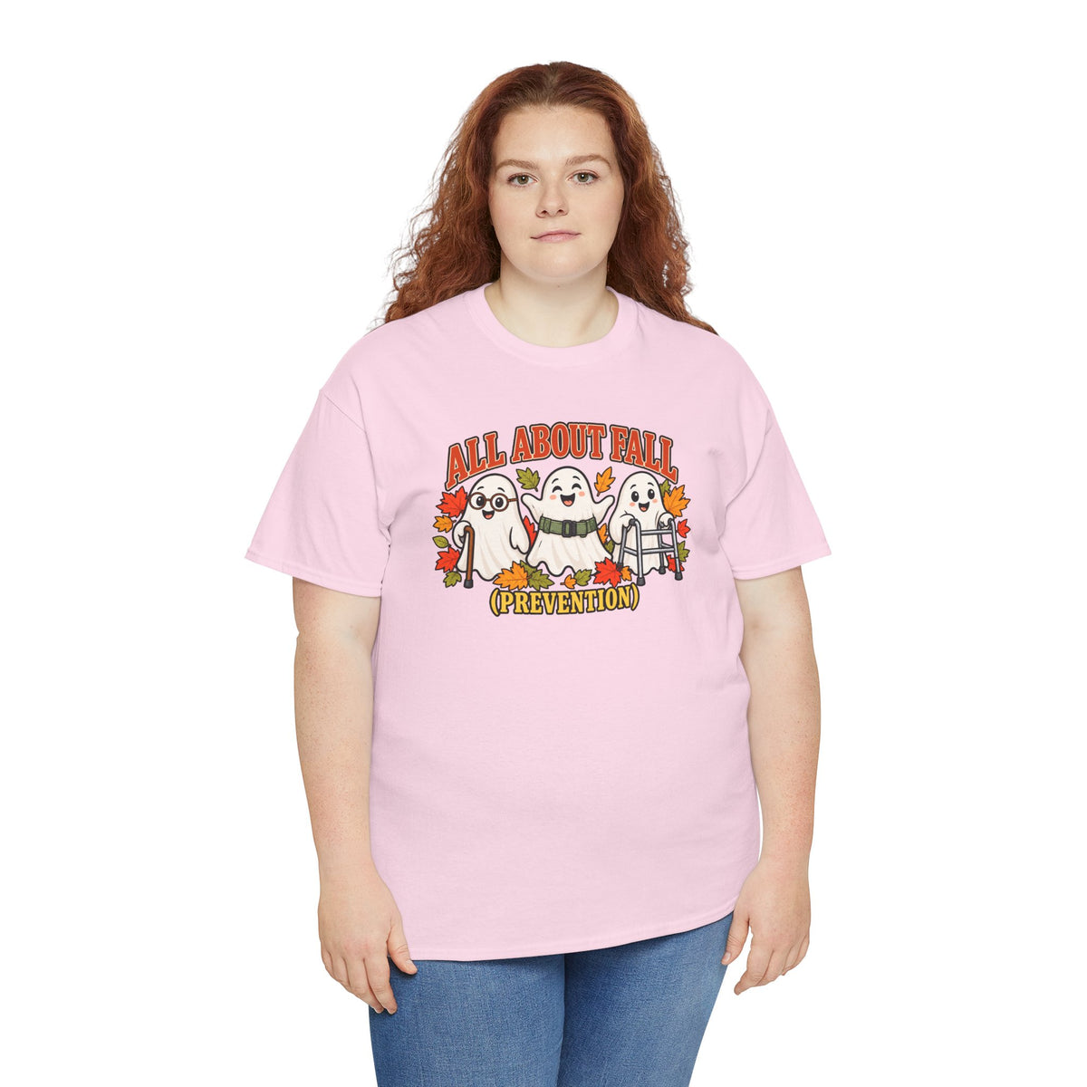 All About Fall (Prevention) Ghost Tee — Cute Halloween Autumn T-Shirt