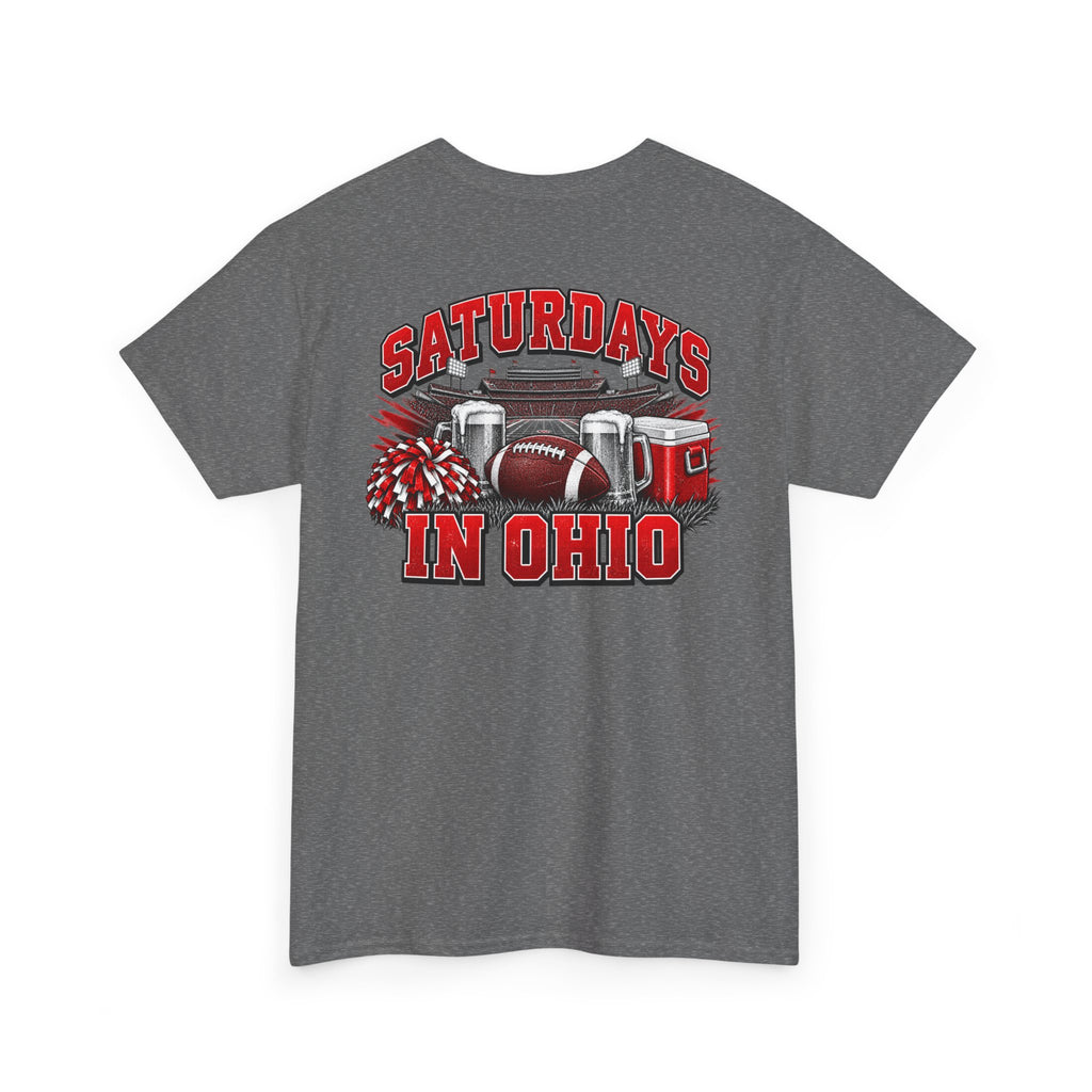 T-Shirt — Saturdays in Ohio Football & Tailgate Tee