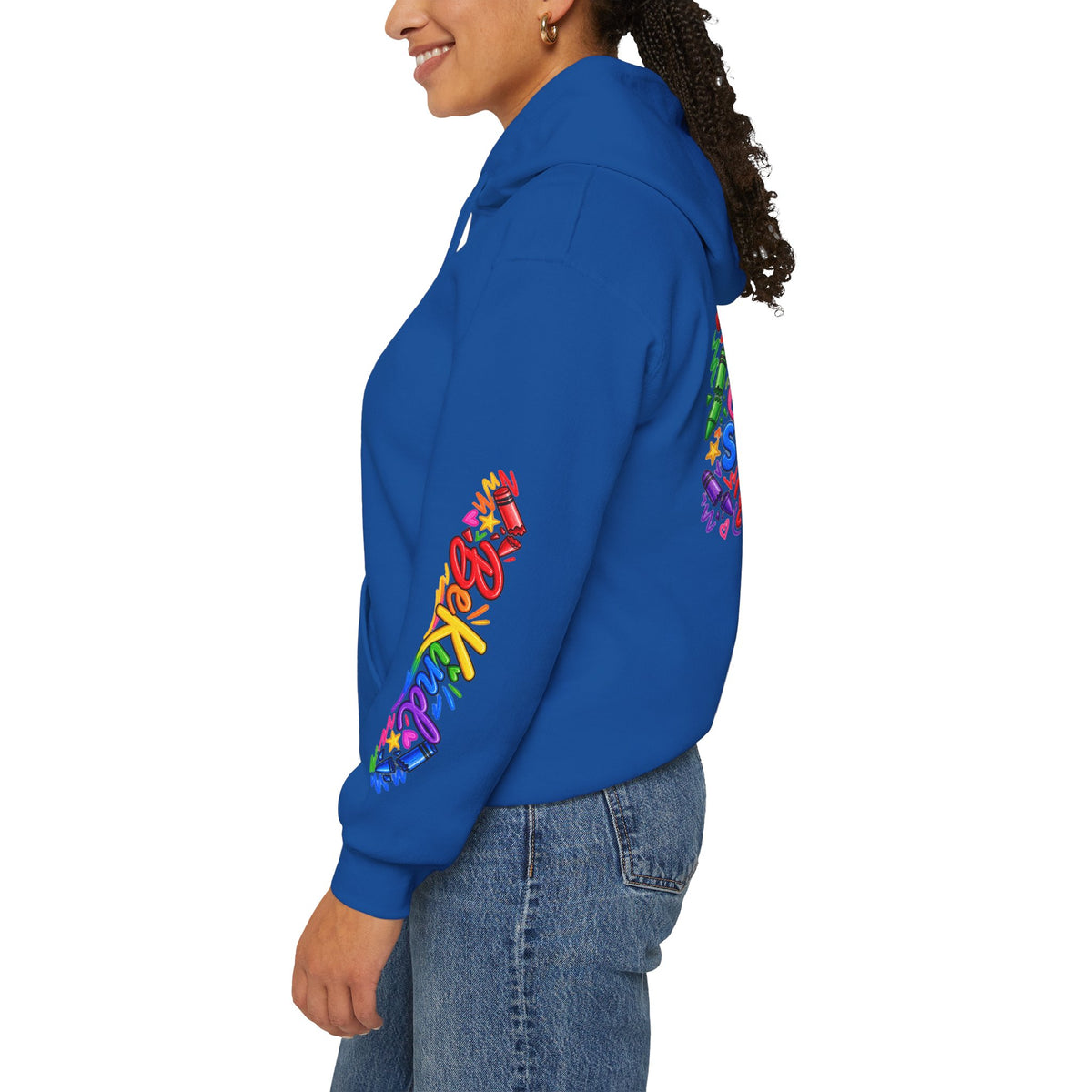 Broken Crayons Still Colorful Rainbow Art Hoodie
