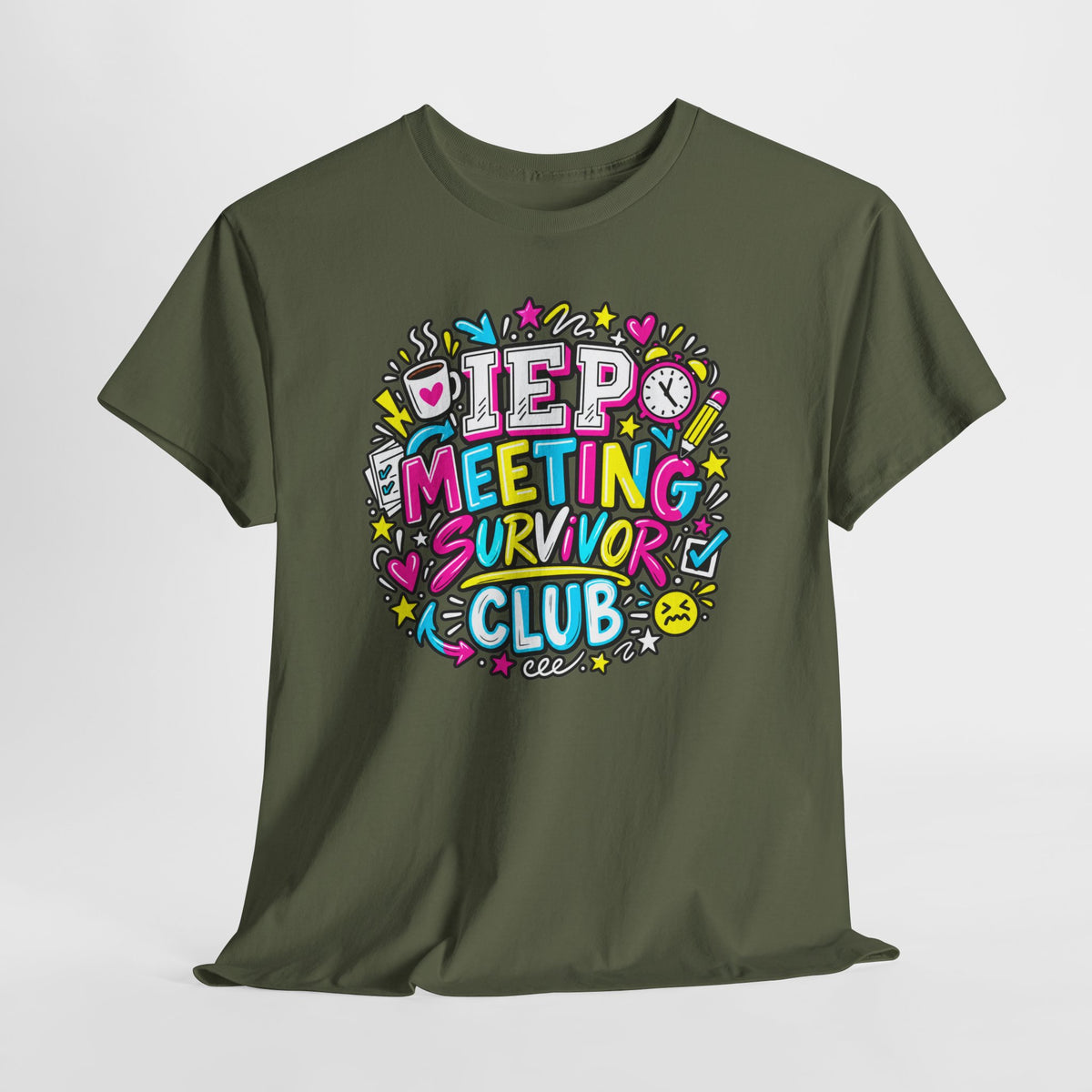 Video Meeting Survivor Club T-Shirt — Funny Remote Work Tee