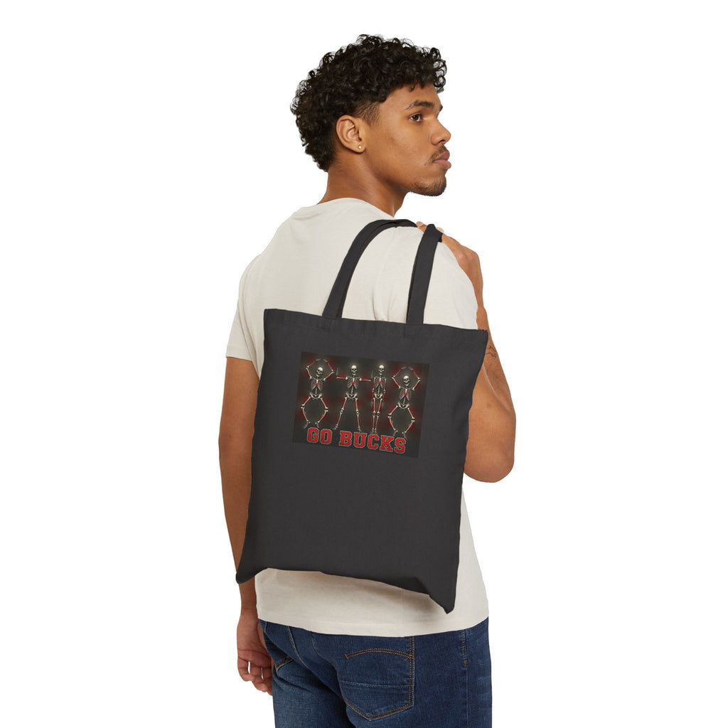 Tote Bag — 'No Bucks' Rustic Deer Antler Design Canvas Tote