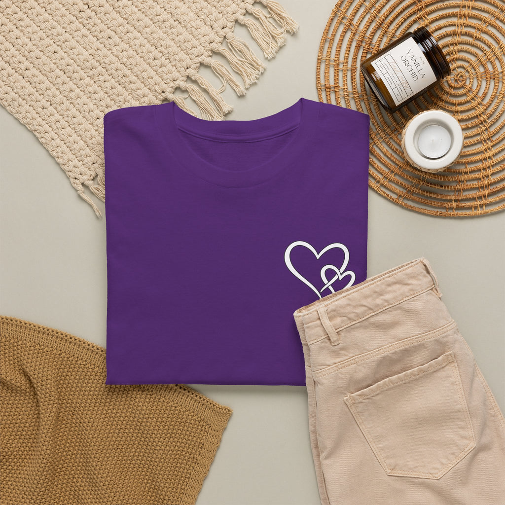 Inspirational Heart T-Shirt – "To the Person Behind Me: You Are Amazing, Beautiful and Enough" Motivational Tee