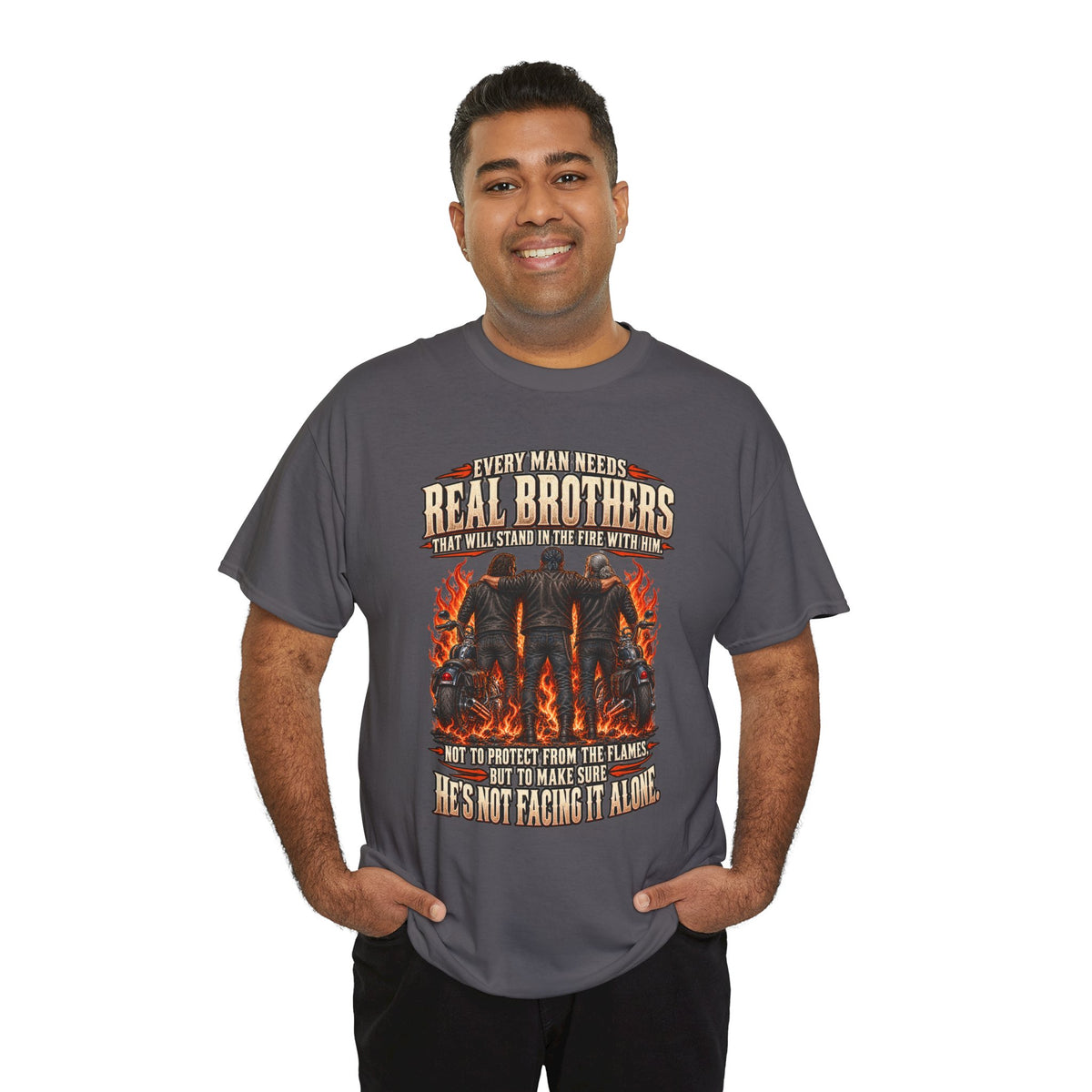 Real Brothers Graphic T-Shirt – Brotherhood and Strength