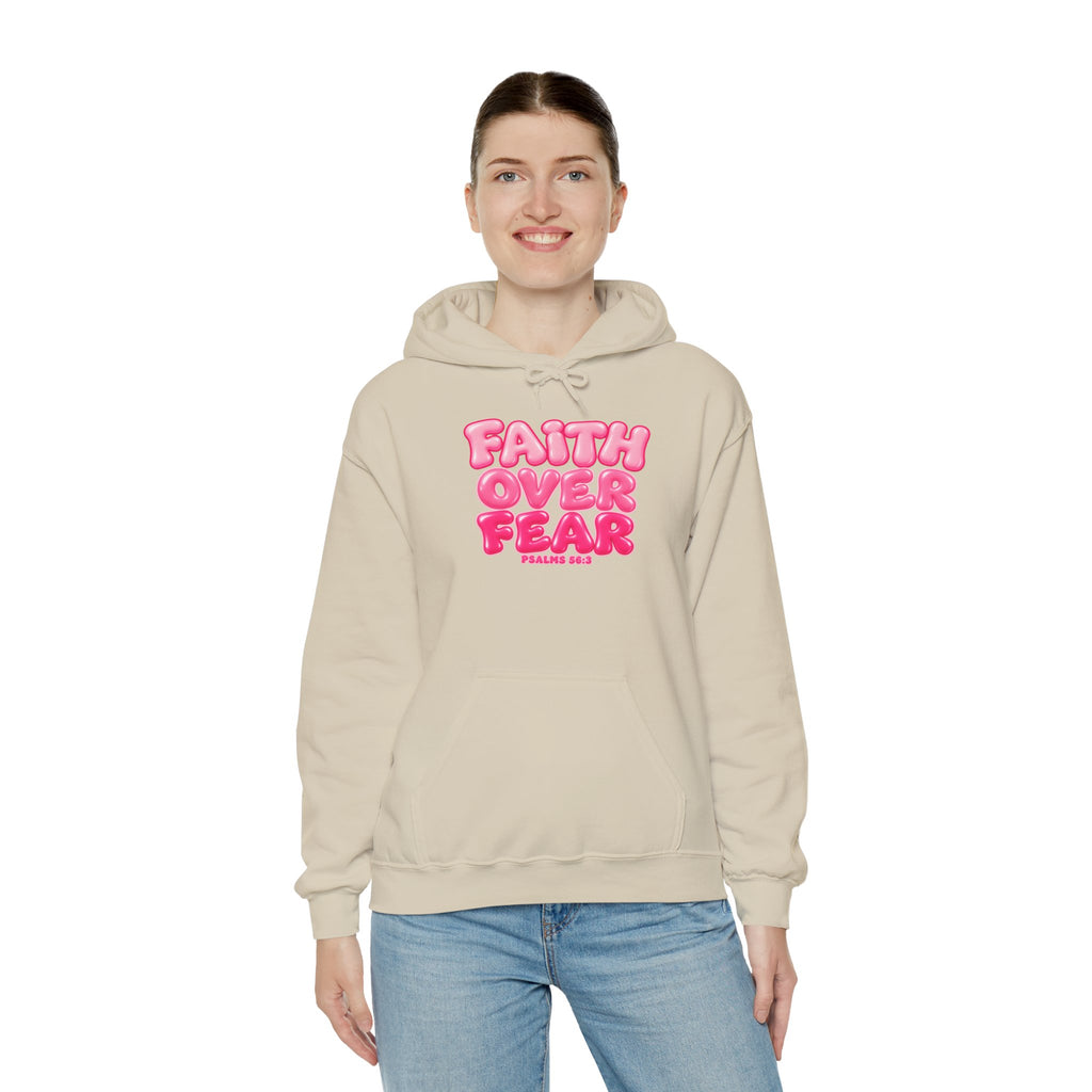 Faith Over Fear Inspirational Hoodie
