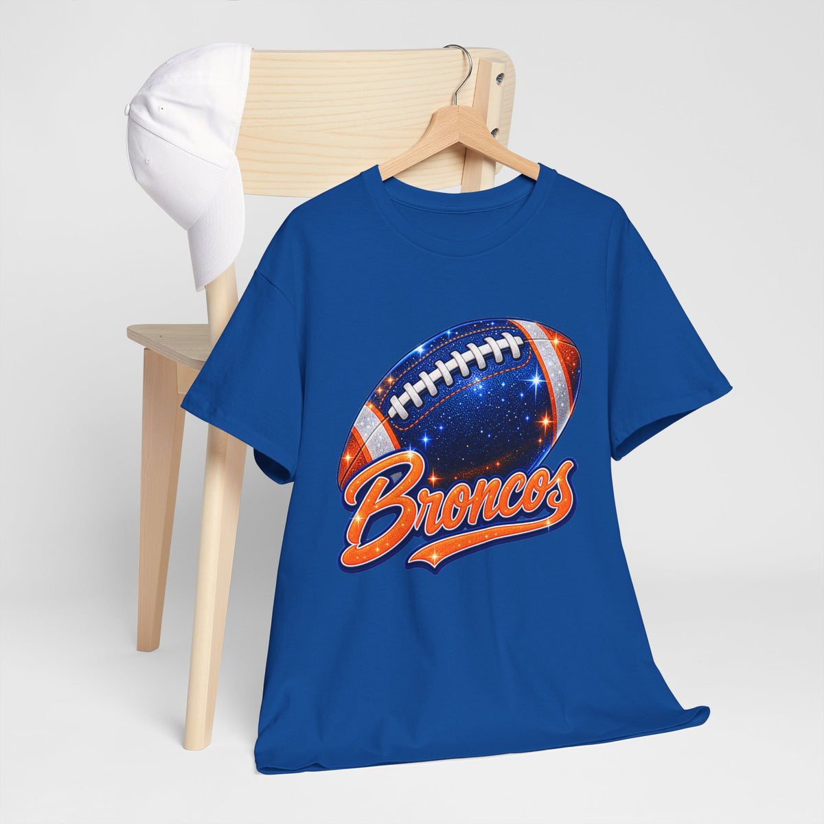 Broncos Football T-Shirt — Galaxy Football Graphic Tee