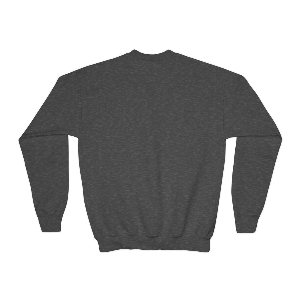 Youth Crewneck Sweatshirt — Cute Smiley "Stay Sweet" Graphic, Kids Cozy Pullover