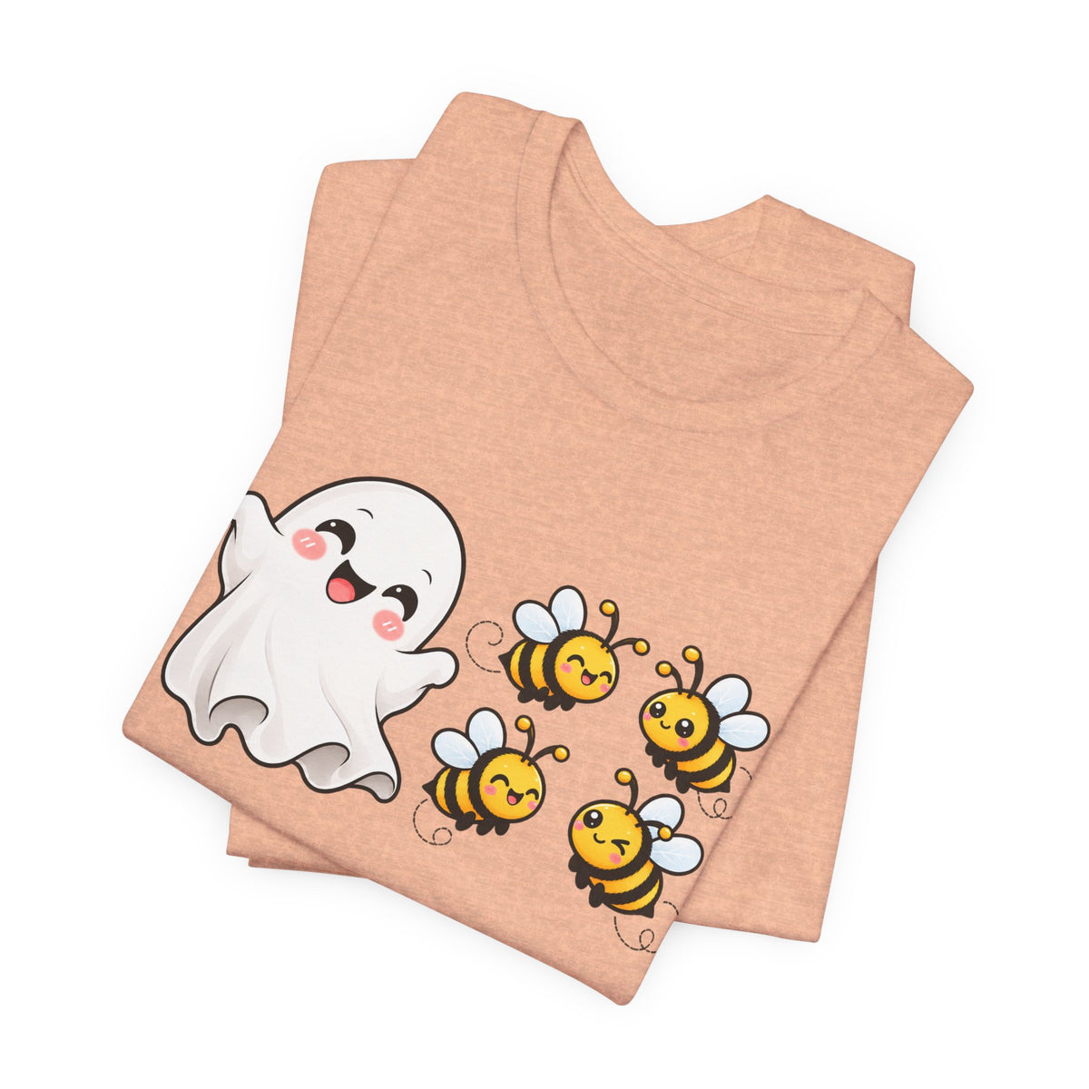 Boo & Bees Halloween Tee – Cute Ghost & Bee Shirt | Spooky Season Must-Have