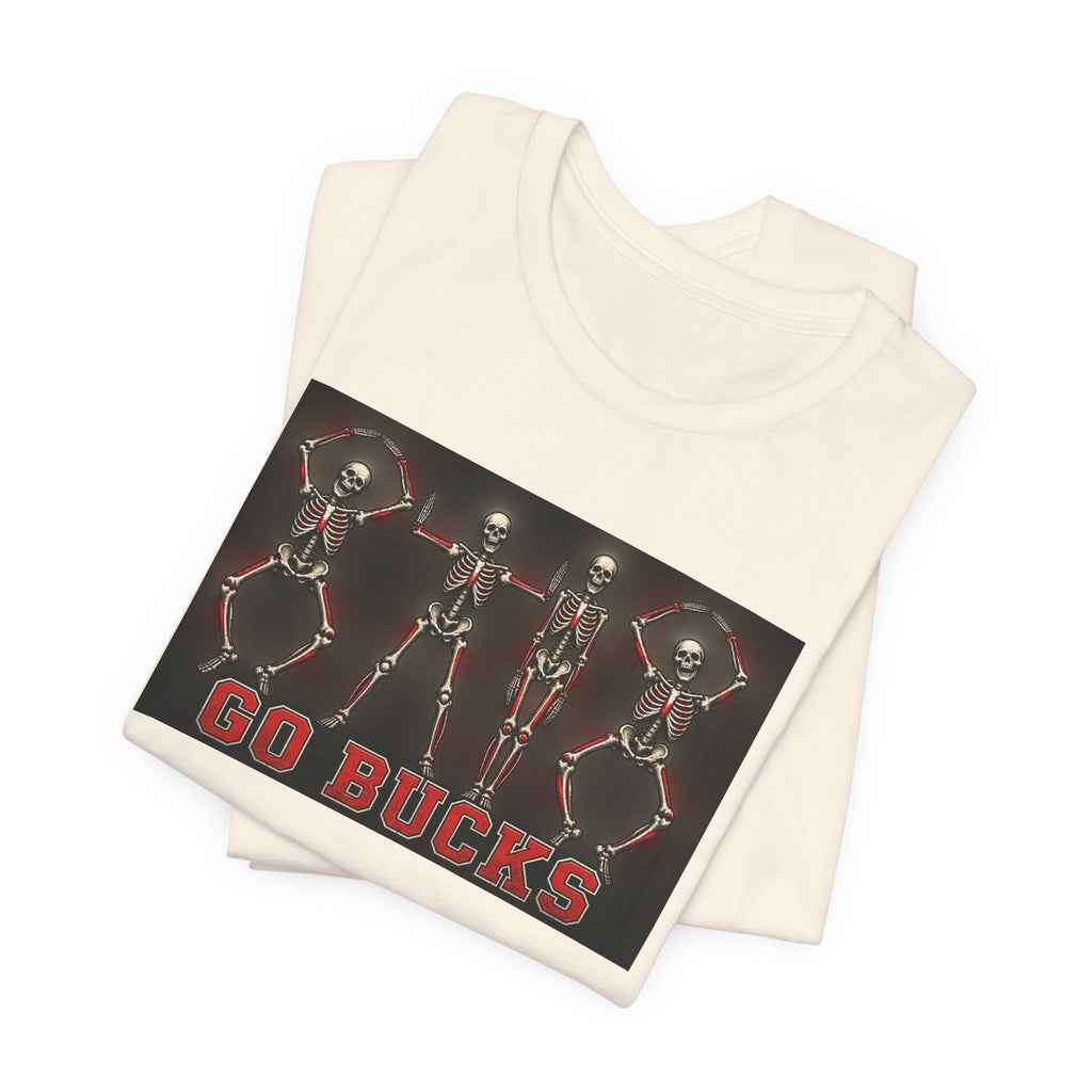 Go Bucks T-Shirt — Dancing Skeletons College Game Day Tee