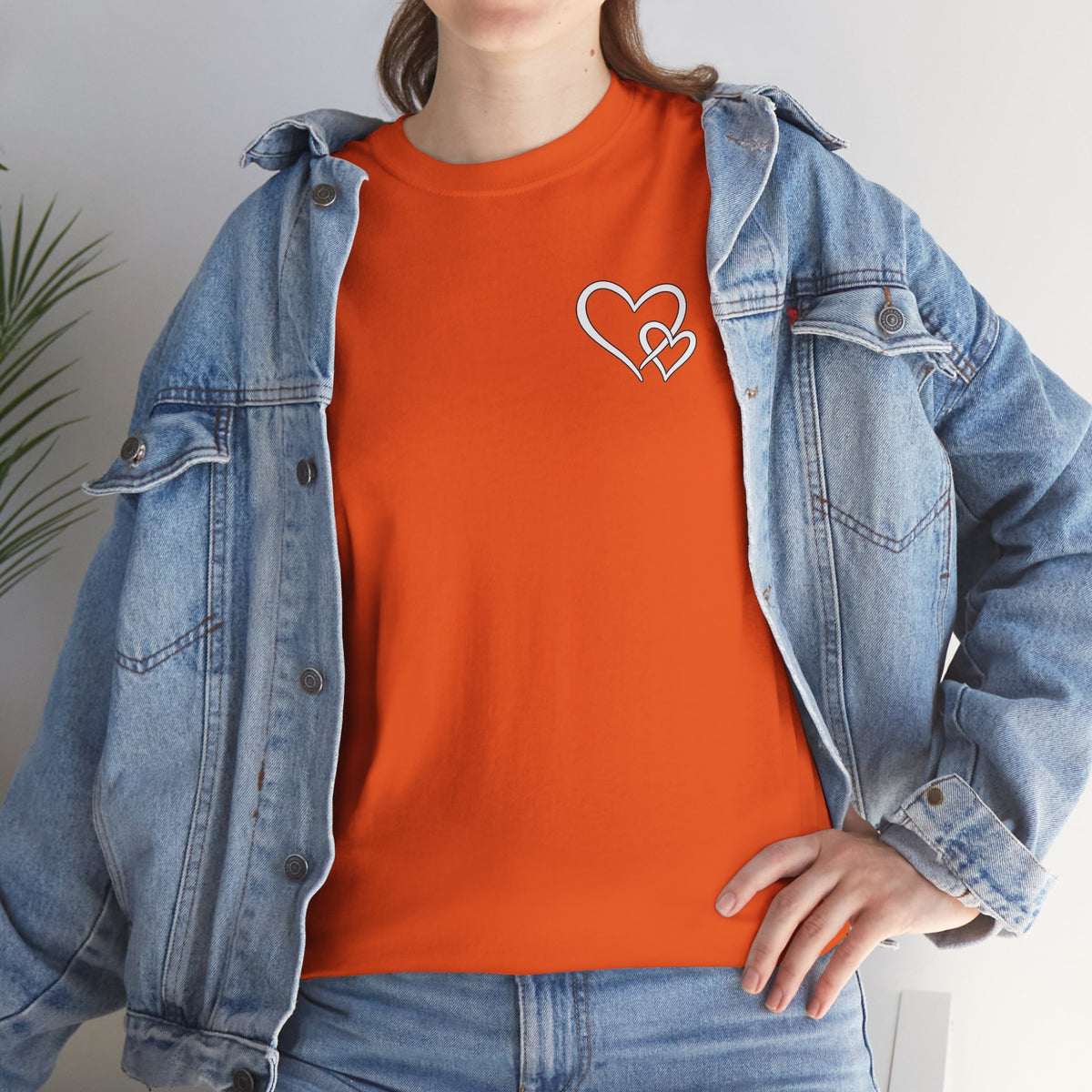 Inspirational Heart T-Shirt – "To the Person Behind Me: You Are Amazing, Beautiful and Enough" Motivational Tee